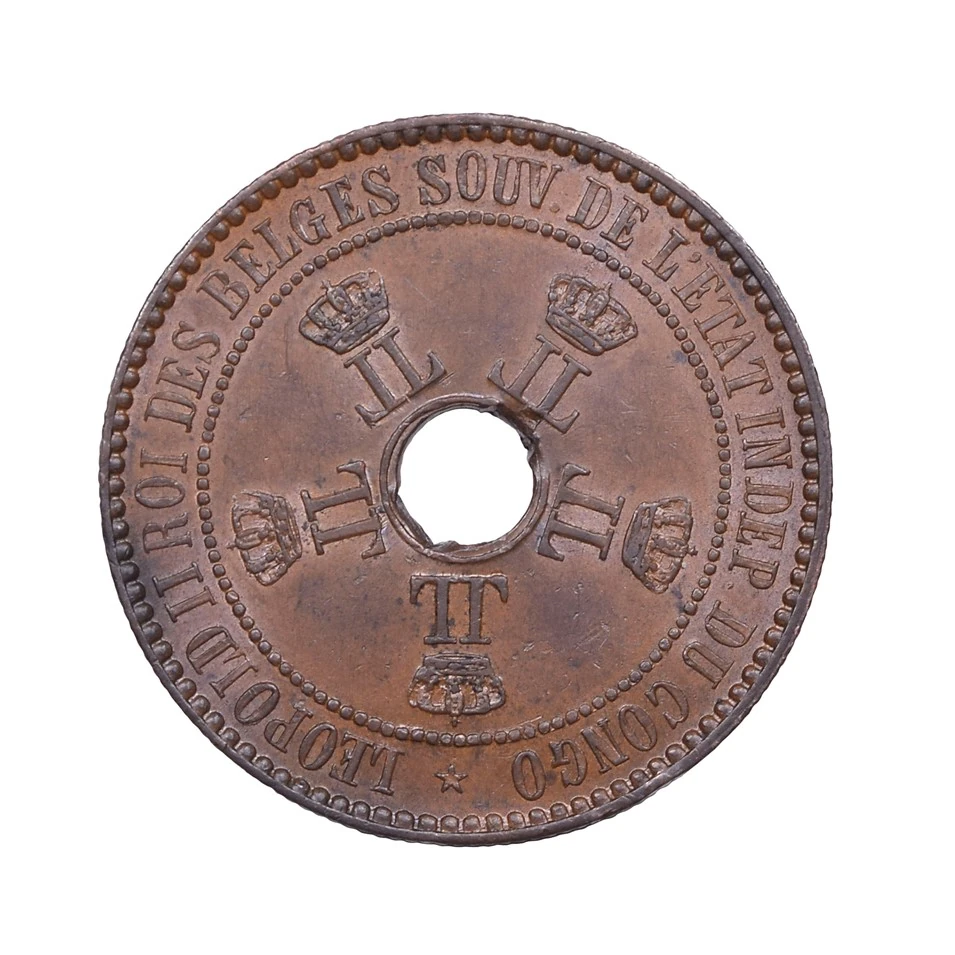 Same bronze 5 centimes after NCS conservation