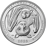 2020 National Park of American Samoa quarter reverse with fruit bats